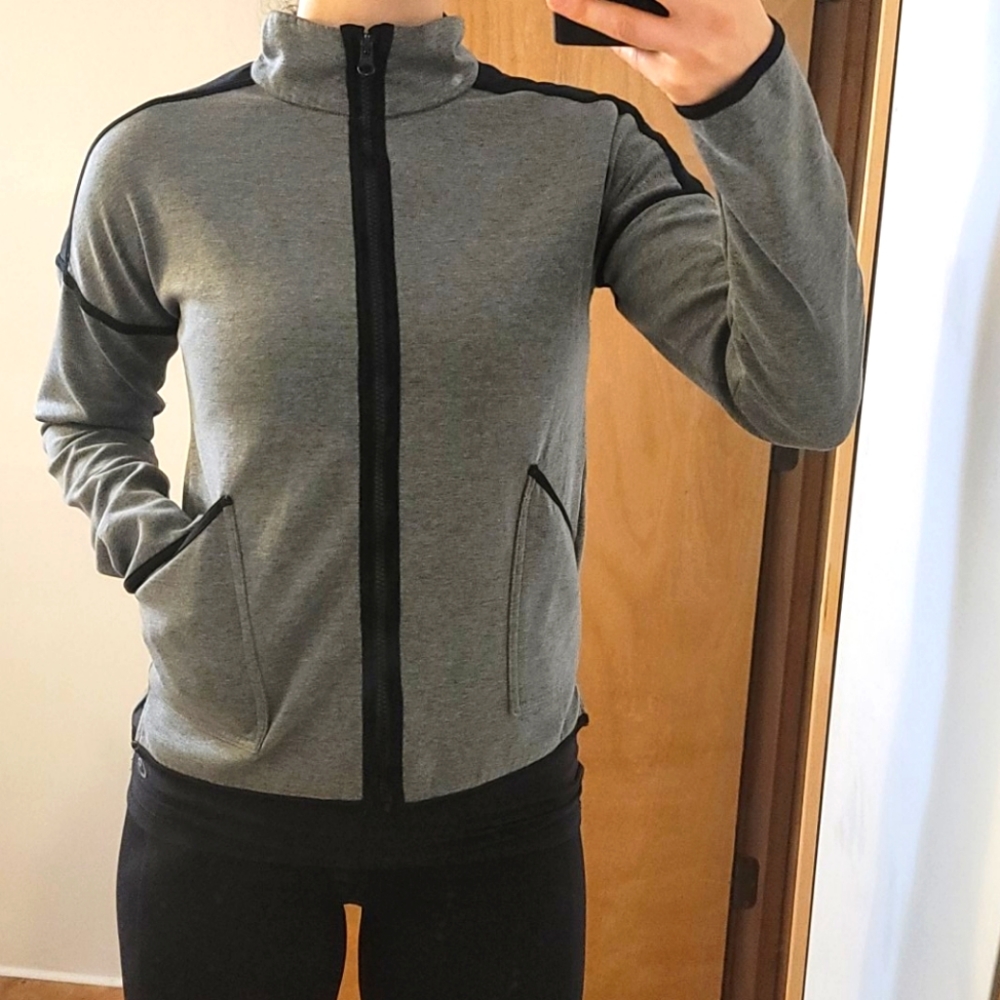 Grey C9 by Champion zip up active jacket